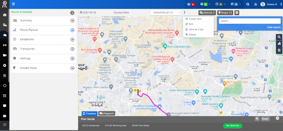 fleetly scheduling & routing