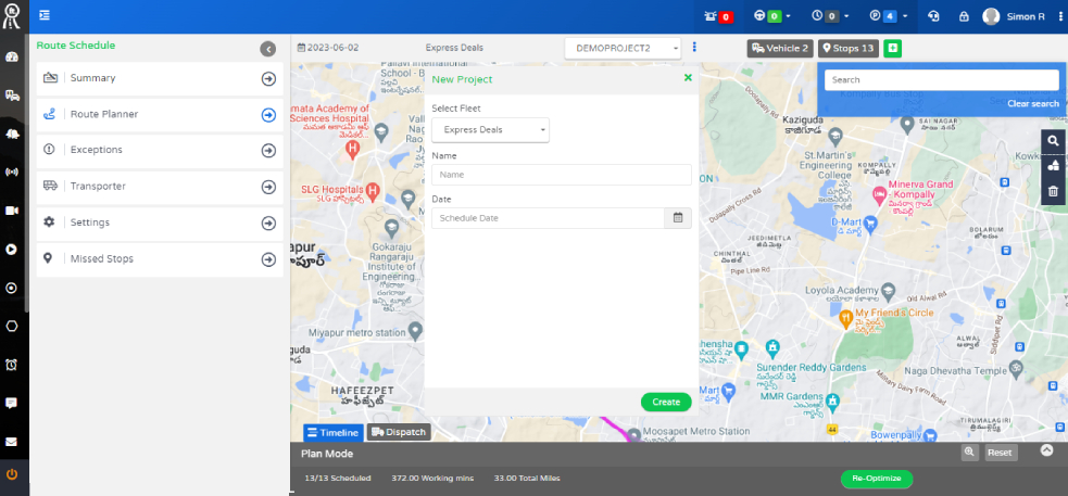 fleetly scheduling & routing