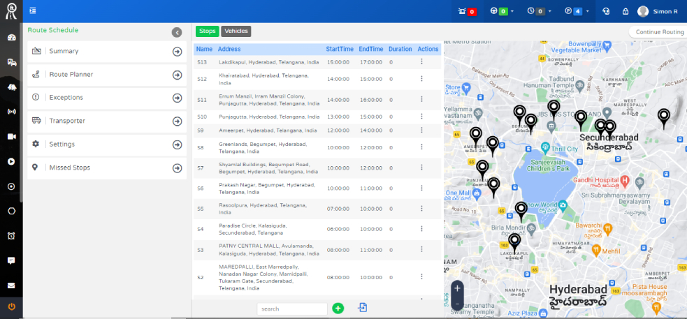 fleetly scheduling & routing