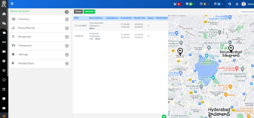 fleetly scheduling & routing